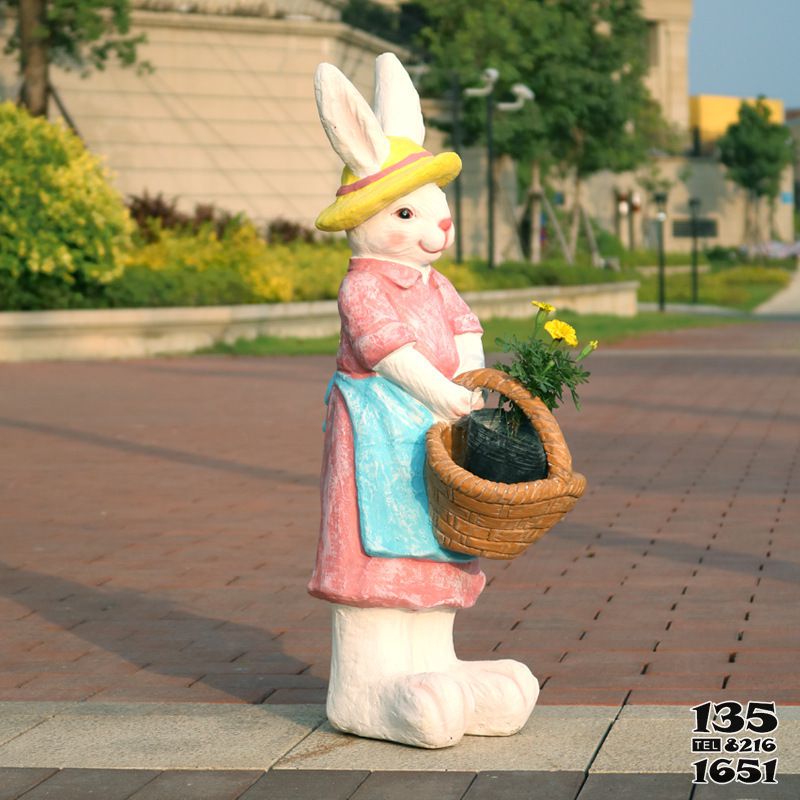 兔子雕塑-玻璃鋼仿真動物景觀戶外公園裝飾品兔子雕塑 兔子雕塑-玻璃鋼仿真動物景觀戶外公園裝飾品兔子雕塑
