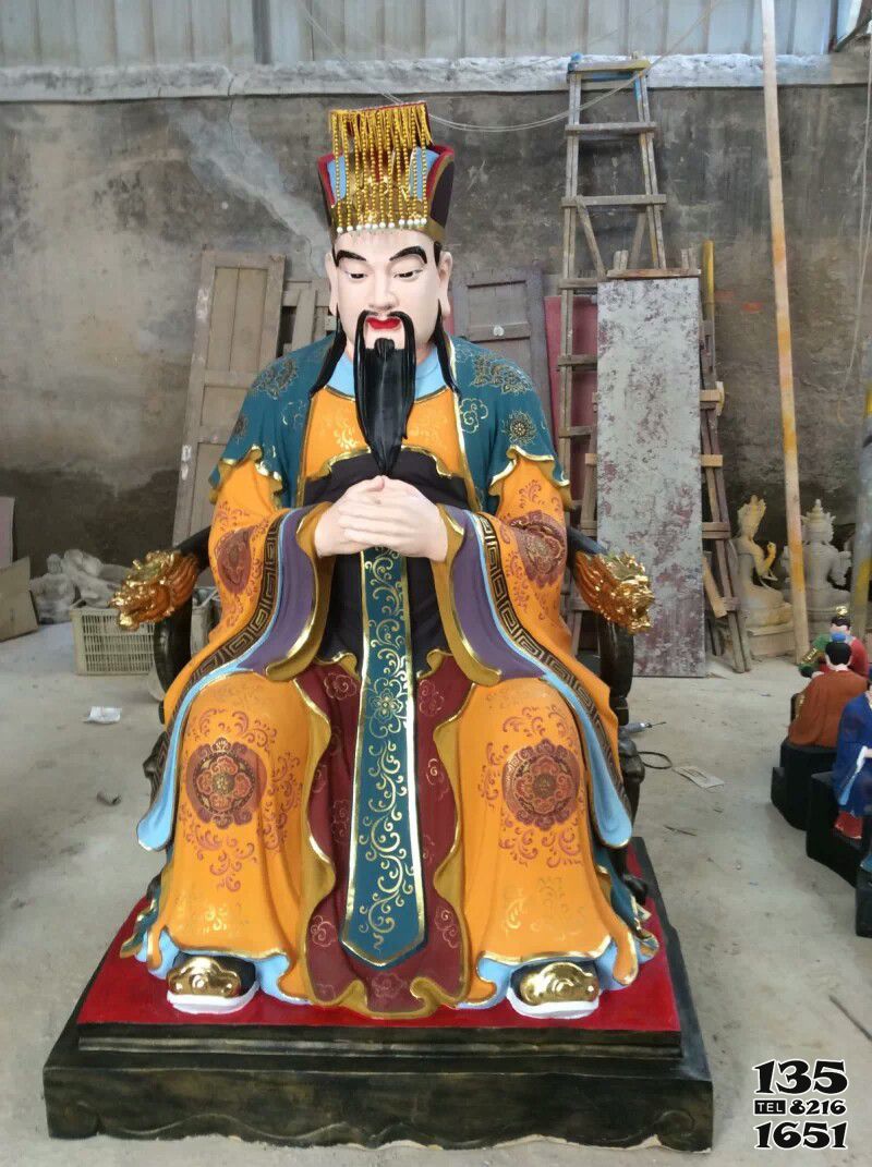 玉帝雕塑-景區(qū)廟宇玻璃鋼彩繪玉帝雕塑 玉帝雕塑-景區(qū)廟宇玻璃鋼彩繪玉帝雕塑高清圖片