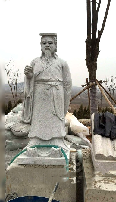 柳公權雕塑-小區公園擺放唐朝著名書法家詩人柳公權大理石雕塑像 柳公權雕塑-小區公園擺放唐朝著名書法家詩人柳公權大理石雕塑像
