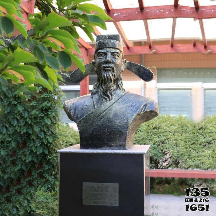 沈括雕塑-景區園林歷史名人中國古代科學全才沈括銅雕頭像 沈括雕塑-景區園林歷史名人中國古代科學全才沈括銅雕頭像高清圖片