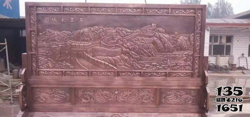 長城雕塑-銅鑄浮雕創(chuàng)意庭院長城雕塑 長城雕塑-銅鑄浮雕創(chuàng)意庭院長城雕塑高清圖片