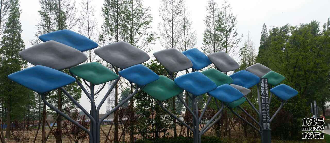 樹雕塑-廣場公園彩色不銹鋼抽象樹雕塑 樹雕塑-廣場公園彩色不銹鋼抽象樹雕塑
