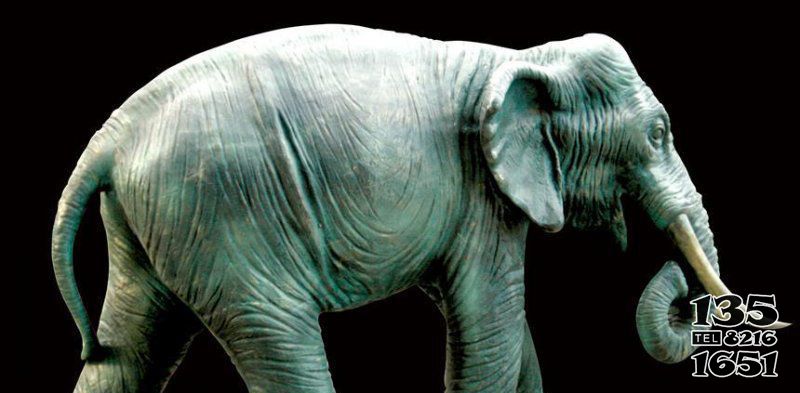 大象雕塑-戶外大型玻璃鋼彩繪仿真動物大象雕塑 大象雕塑-戶外大型玻璃鋼彩繪仿真動物大象雕塑高清圖片