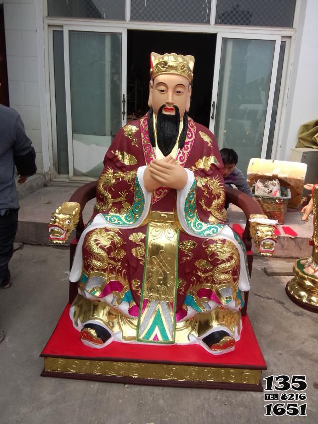 三官雕塑-玻璃鋼樹脂大型仿真人物景觀三官雕塑 三官雕塑-玻璃鋼樹脂大型仿真人物景觀三官雕塑