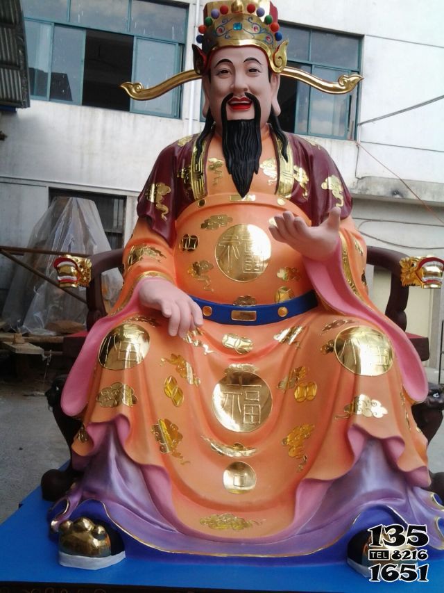財(cái)神雕塑-寺廟供奉玻璃鋼彩繪財(cái)神雕塑 財(cái)神雕塑-寺廟供奉玻璃鋼彩繪財(cái)神雕塑