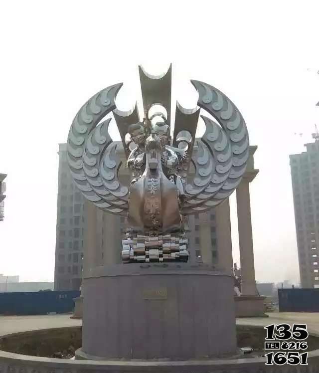鳳凰雕塑-城市廣場創意不銹鋼浮雕鳳凰雕塑 鳳凰雕塑-城市廣場創意不銹鋼浮雕鳳凰雕塑