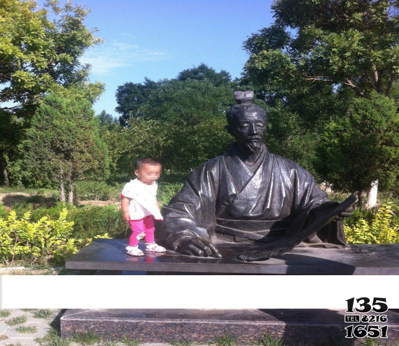 讀書雕塑-公園銅雕創(chuàng)意古代人物讀書雕塑 讀書雕塑-公園銅雕創(chuàng)意古代人物讀書雕塑高清圖片