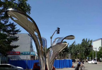 優雅不銹鋼景觀榕樹」