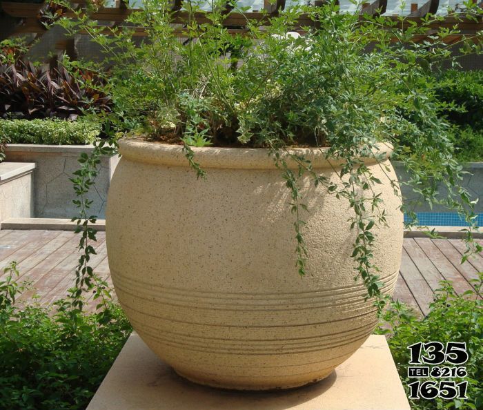 花盆雕塑-小區景觀大理石石雕花盆雕塑 花盆雕塑-小區景觀大理石石雕花盆雕塑