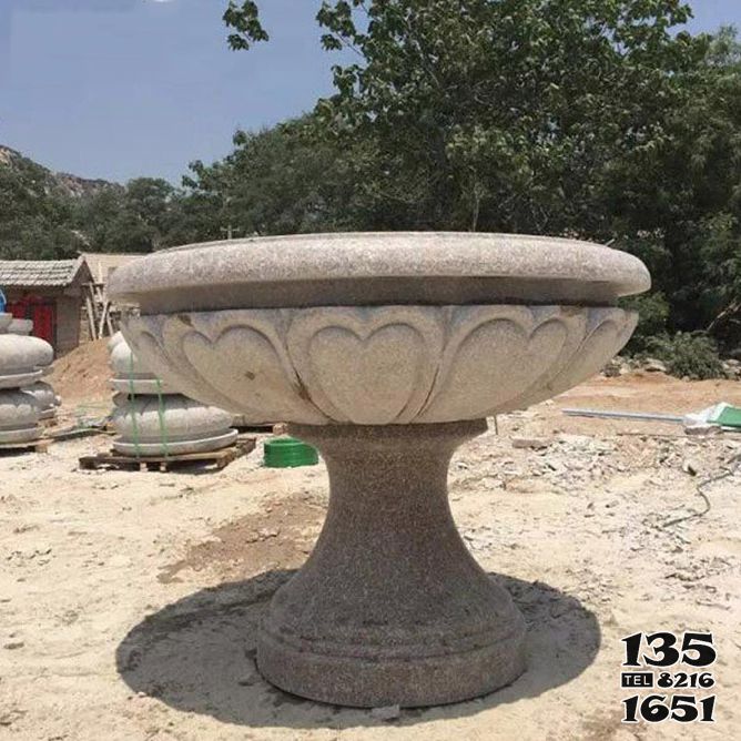歐式花盆公園石雕擺件 歐式花盆公園石雕擺件