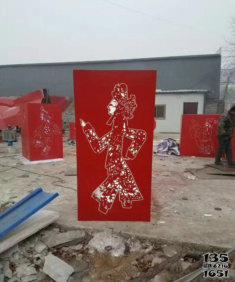 公皮影戲雕塑-企業(yè)園林不銹鋼鏤空剪紙皮影戲人物燈罩雕塑 公皮影戲雕塑-企業(yè)園林不銹鋼鏤空剪紙皮影戲人物燈罩雕塑