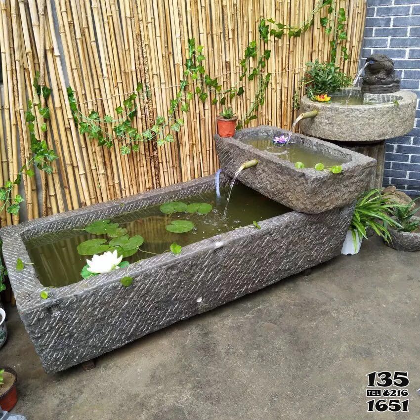 石槽雕塑-老舊石槽組合魚缸石頭水缸養魚石盆園林戶外石磨青石景觀流水擺件雕塑 石槽雕塑-老舊石槽組合魚缸石頭水缸養魚石盆園林戶外石磨青石景觀流水擺件雕塑高清圖片