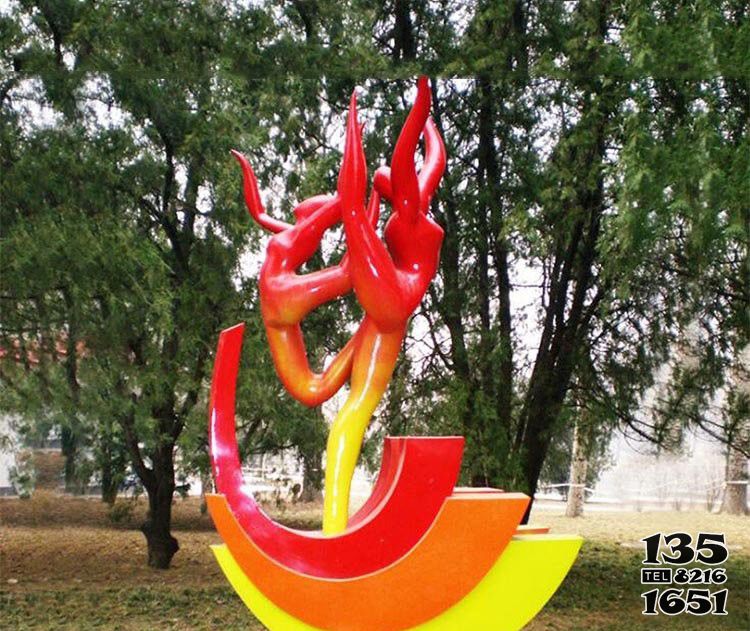 跳舞蹈雕塑-小區不銹鋼彩色抽象跳舞人物雕塑 跳舞蹈雕塑-小區不銹鋼彩色抽象跳舞人物雕塑