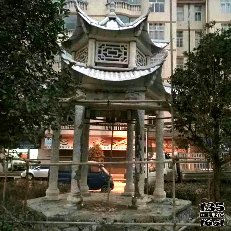 涼亭雕塑-小區(qū)花園大理石仿古雙頂涼亭裝飾擺件 涼亭雕塑-小區(qū)花園大理石仿古雙頂涼亭裝飾擺件