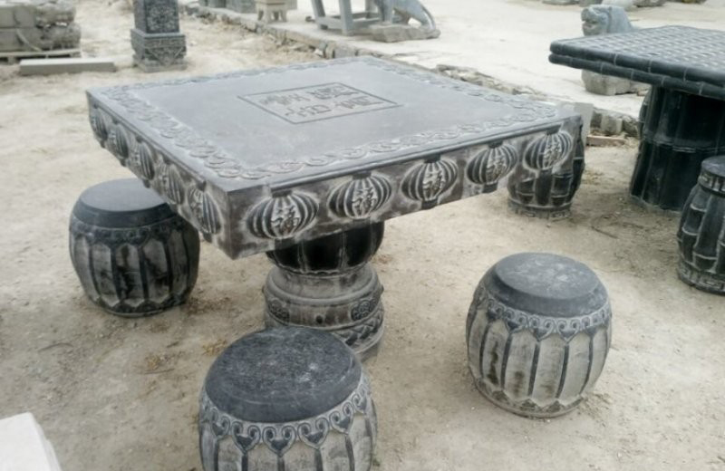 公園青石桌凳-仿古石桌凳 公園青石桌凳-仿古石桌凳