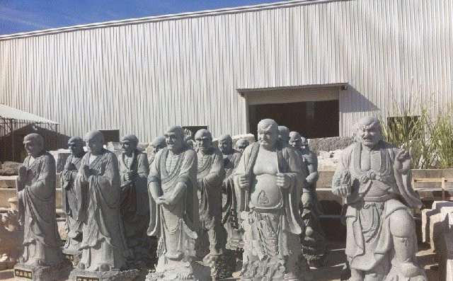 立式十八羅漢石雕-宗教廟宇十八羅漢雕像 立式十八羅漢石雕-宗教廟宇十八羅漢雕像高清圖片