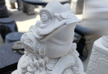 來自北京的石雕獅子擺件，高端大氣，象征吉祥富貴